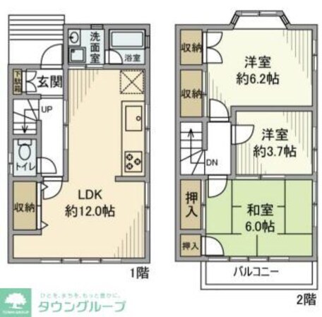 大牧戸建の物件間取画像